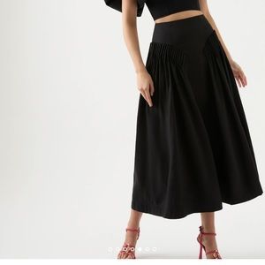 Black Aje midi skirt NWT